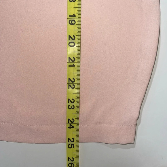 LOFT Light Pink Wrap Tie Neck V-neck Long Sleeve Blouse Medium Women’s - Picture 11 of 14